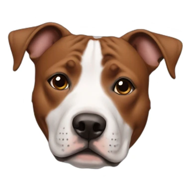 Staffie marron sticker