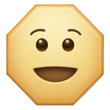 Hexagon with the letter V in the middle sticker