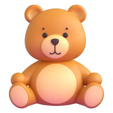 adorable teddy bear sticker