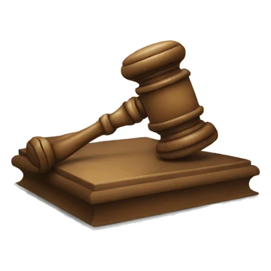 judge gavel sticker
