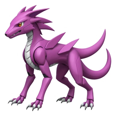 Heliolisk-Sergal-Cyclizar-Genesect-Pokémon, full body sticker