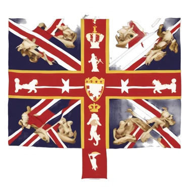 Kalmar Union flag (1397 - 1523) sticker