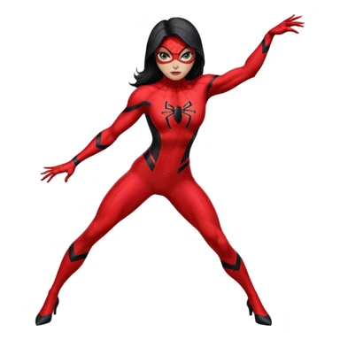 Spider woman sticker