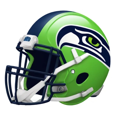 Seattle Seahawks helmet  sticker