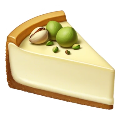 cheesecake with pistachio  sticker