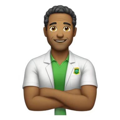 Brazilian man sticker