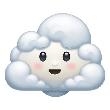 faceless cloud sticker