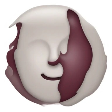 circle with wine color sticker