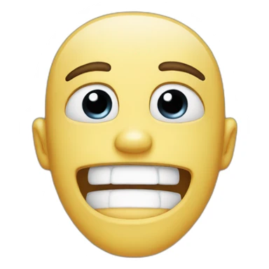 Emoji that cries with joy sticker