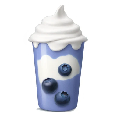 Blueberry yogurt  sticker