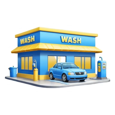 car wash shop sticker