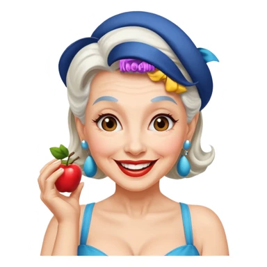 Elderly pinups girls sticker