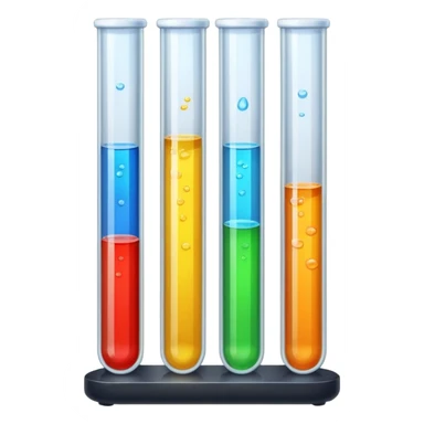 Test tubes sticker