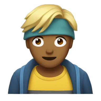 persona viendo un paisaje sticker