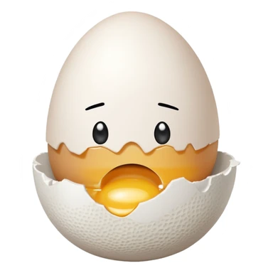 make a singular egg in a egg carton with empty spots around to represent isolation. make the egg have a sad expression like a sad face with tears. sticker