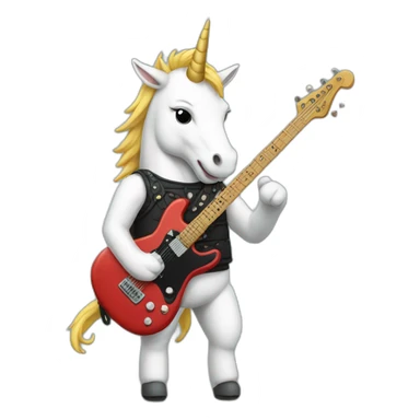 licorn guitarist sticker