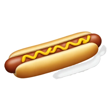 A hotdog emoji with “hicks” spelled in the mustard sticker