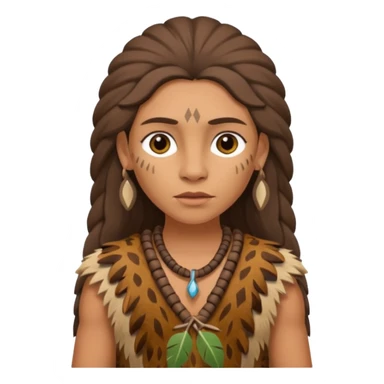 Cro-Magnon early human woman sticker