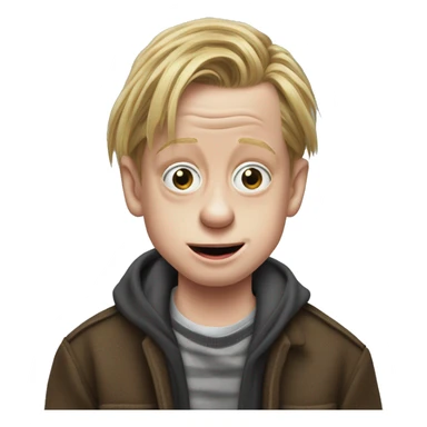 Macaulay Culkin from the movie Home Alone realistic sticker
