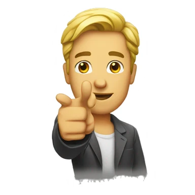 MAN POINTING AT YOU sticker