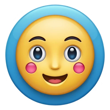 Emoji de verificación azul de tik tok pero que no salga la puntita de la verificación de la tilde que salga todo redondo  sticker