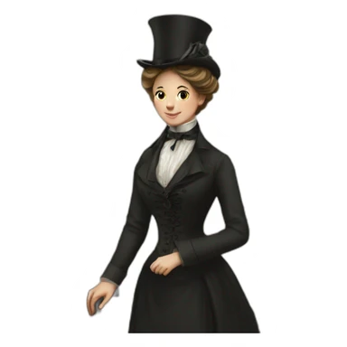 Victorian era london sticker