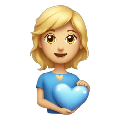 Coeur avec des étoiles sticker