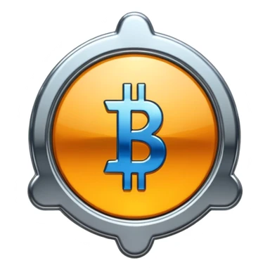 crypto currency symbol  named CryptoTap think more a tap or faucet  now add more about cryptocurrencyis sticker