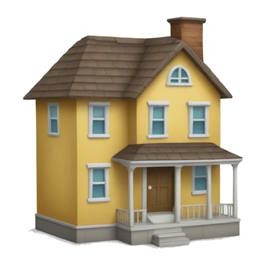 happy house going to the mall for a shopping trip sticker