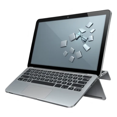 Throw laptop out of building sticker