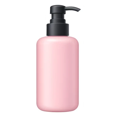 Light pink lotion bottle sticker