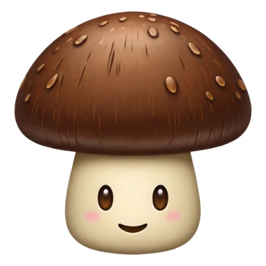 Chocolate Mushroom Shape sticker