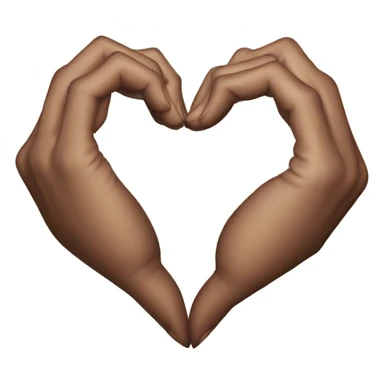 Heart by hand and L by Hang sticker