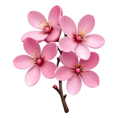 A cherry blossom sticker