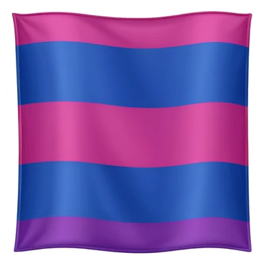 A bisexual flag sticker