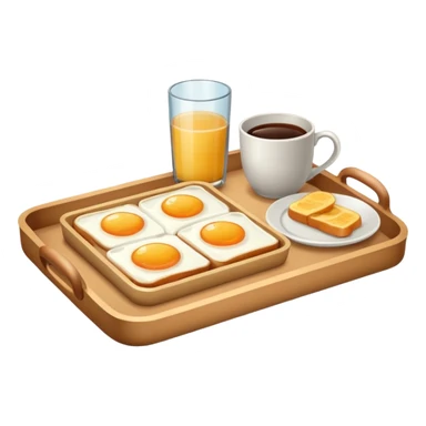 rectangle tray breakfast sticker