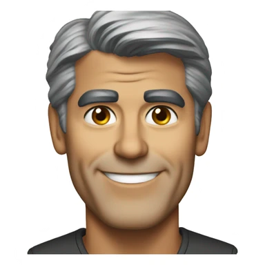 George Clooney sticker