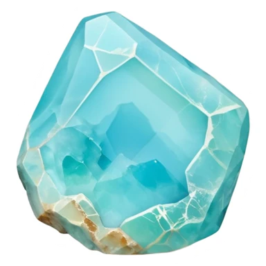 peruvian opal gemstone raw crystal mineral sticker