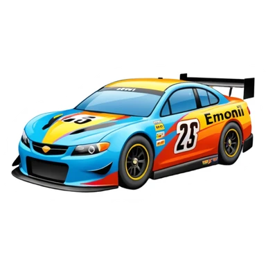 stock car auto racing sticker