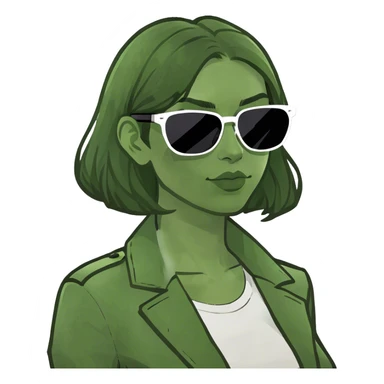 brunette girl who looks like Madison beer  sticker