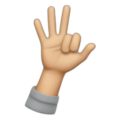 hands up in confusion sticker