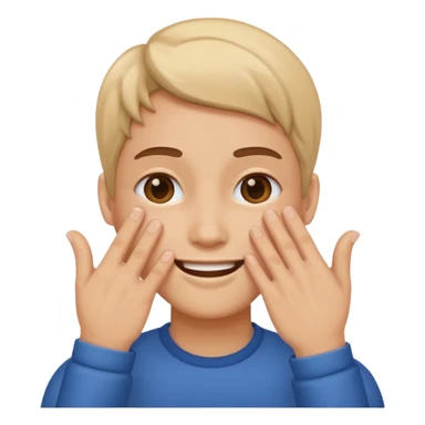 🫱🏼🫲🏼 cover 😁's mouth sticker