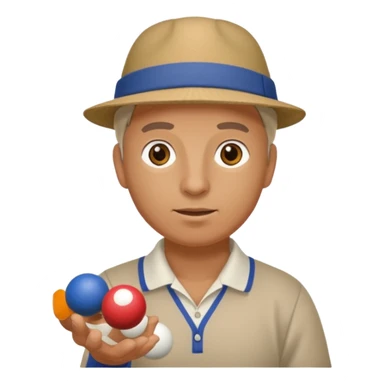 jouer de petanque sticker