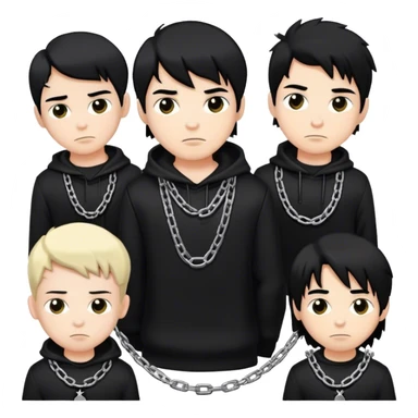 cursed lil peep emo rap type boys sticker