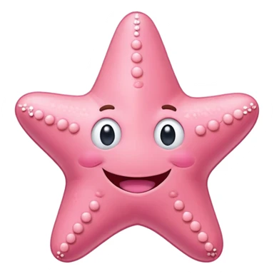 Patrick Star from SpongeBob, smiling sticker