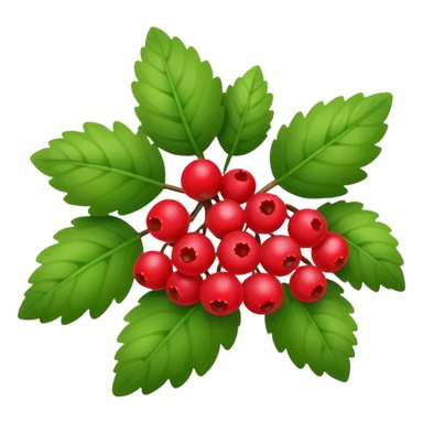 berry bush sticker