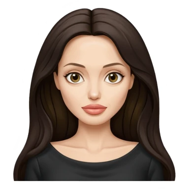 Angelina Jolie up to the waist sticker