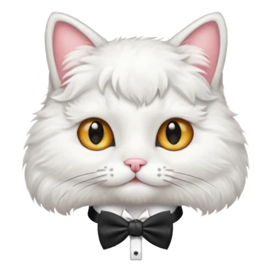 Fancy cat sticker
