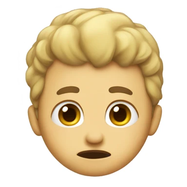 headscratch in embarassment sticker