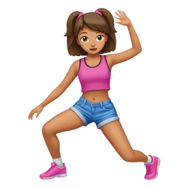 Girl twerking sticker